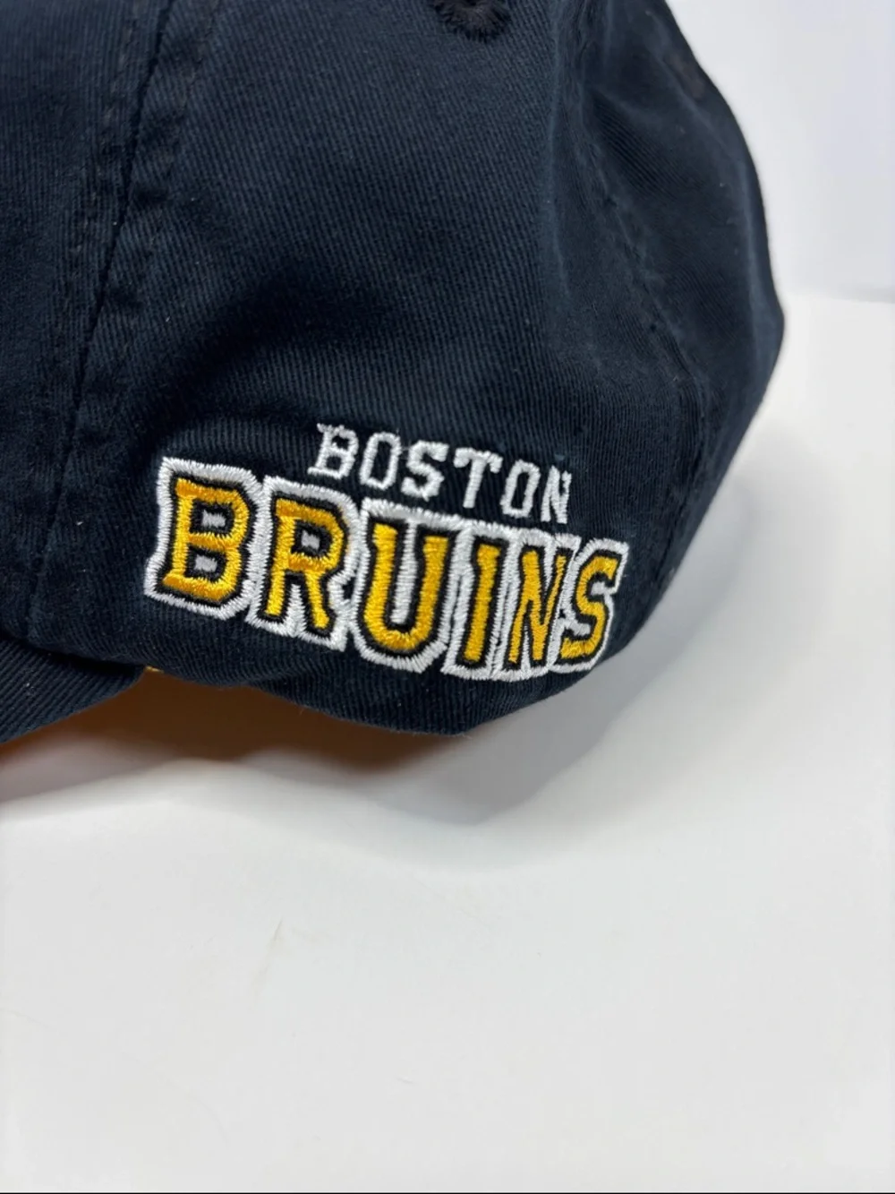 Boston Bruins Hat Cap Adidas NHL Adjustable Unstructured Slouch Black Dad Hat
